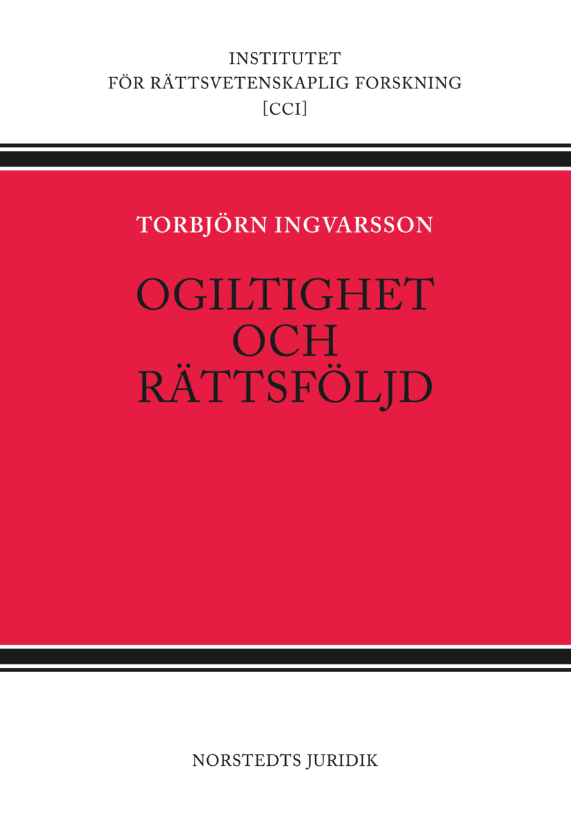 Ingvarsson, Torbjörn | Ogiltighet och rättsföljd