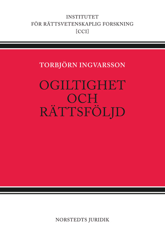 Ingvarsson, Torbjörn | Ogiltighet och rättsföljd