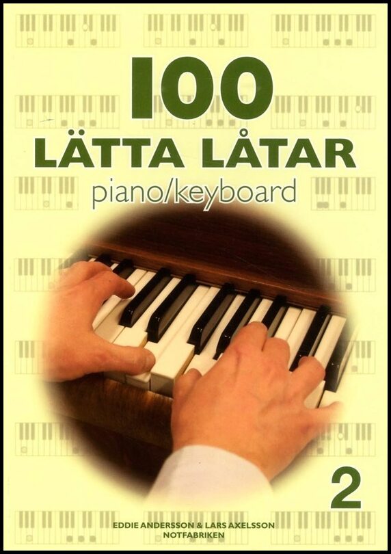 Axelsson, Lars | Strängliden, Eddie [red.] | 100 lätta låtar piano keyboard 2
