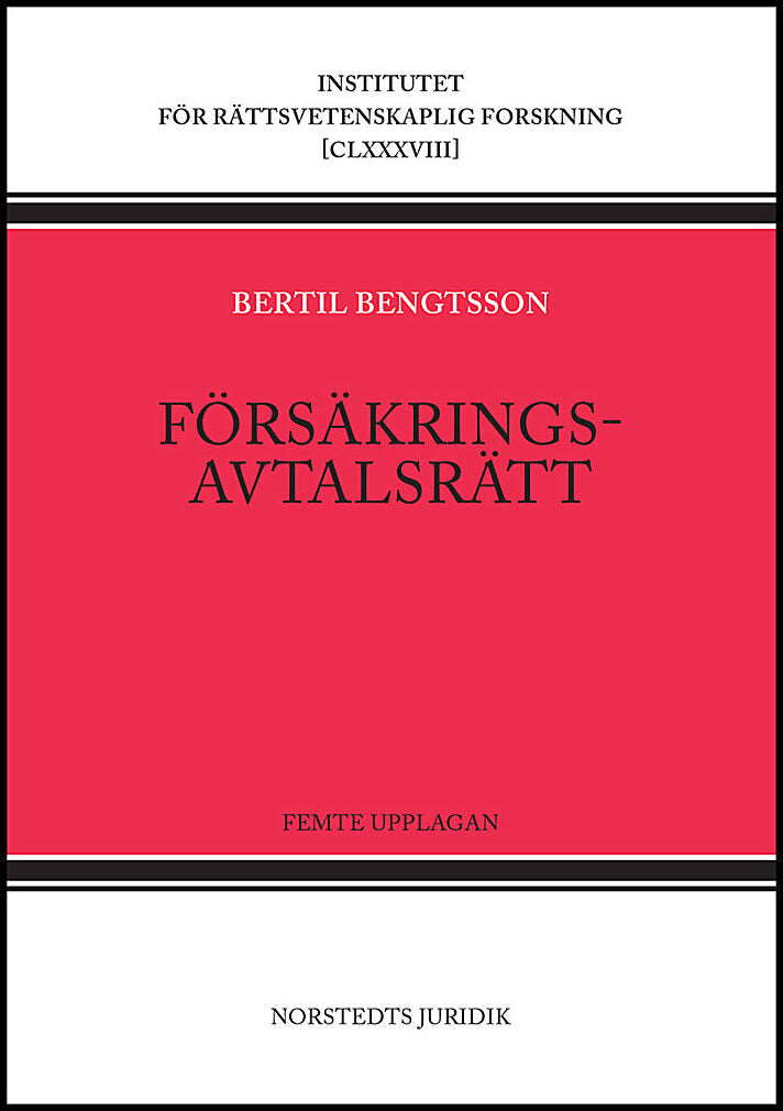 Bengtsson, Bertil | Försäkringsavtalsrätt