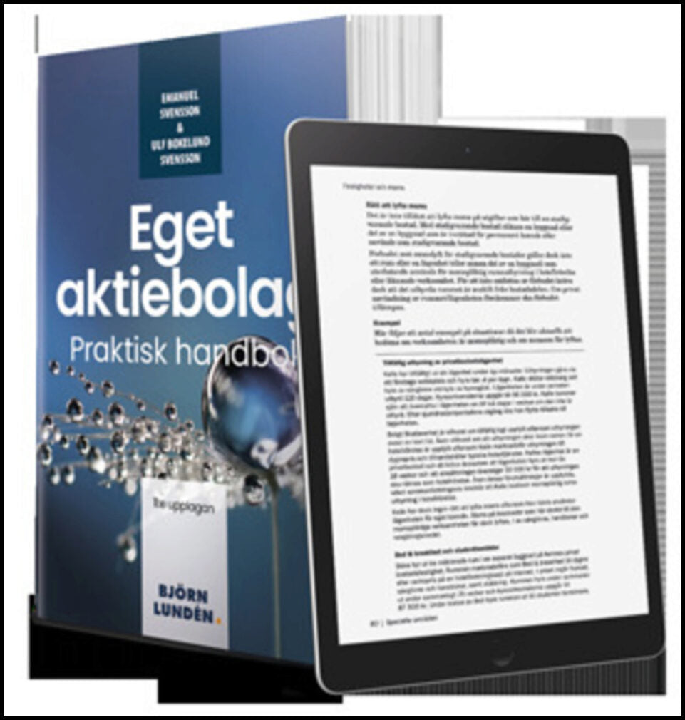 Svensson, Emanuel| Bokelund Svensson, Ulf | Eget aktiebolag : En praktisk handbok