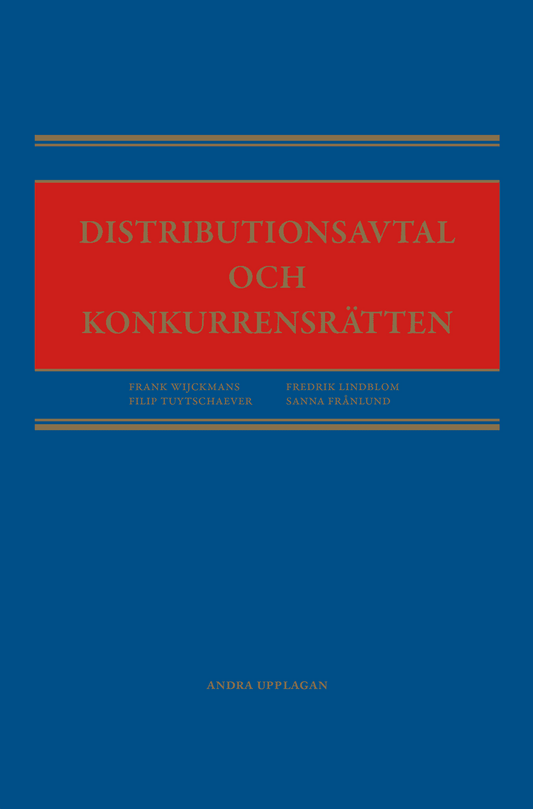 Wijckmans, Frank | Tuytschaever, Filip | Lindblom, Fredrik | Frånlund, Sanna | Distributionsavtal och konkurrensrätten
