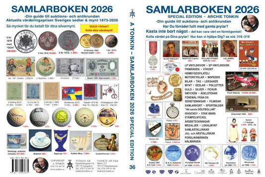 Tonkin, Archie | Samlarboken 2026 : Nr 36