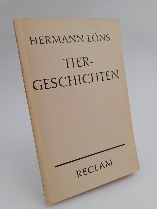 Löns, Hermann | Tiergeschichten