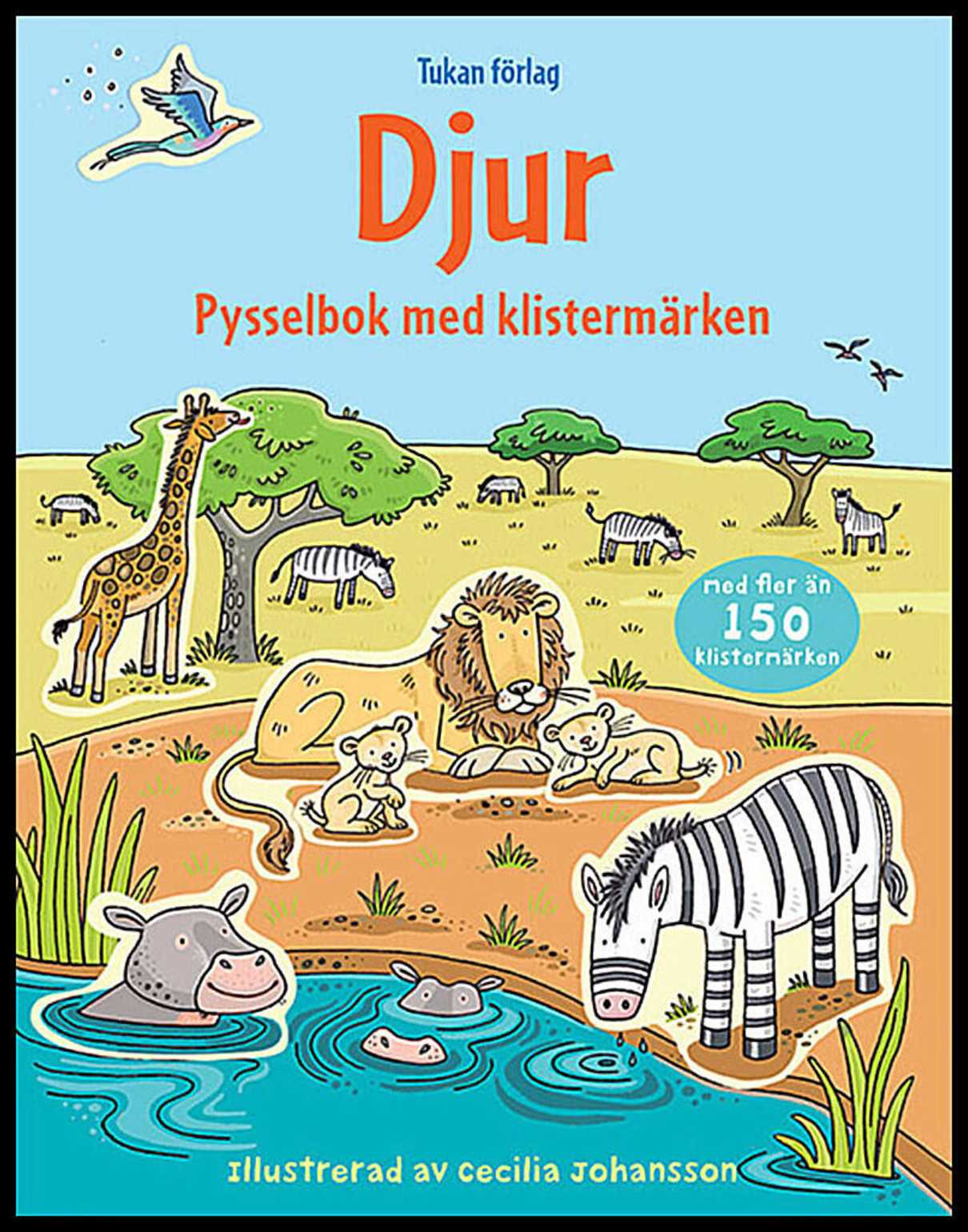 Greenwell, Jessica | Djur : Pysselbok med klistermärken