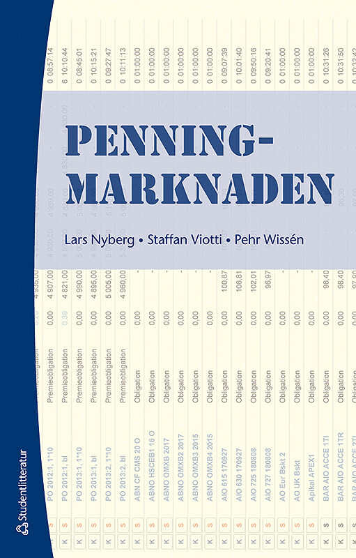 Nyberg, Lars | Viotti, Staffan | Wissén, Pehr | Penningmarknaden