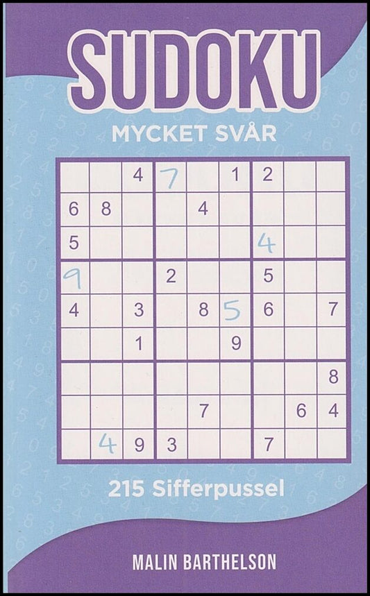 Sudoku Mycket svår