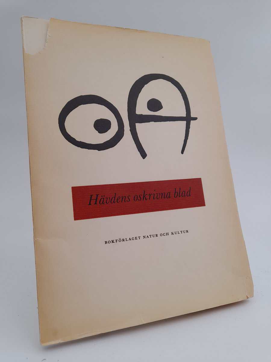 Andersson, Oskar | Hävdens oskrivna blad : och andra teckningar