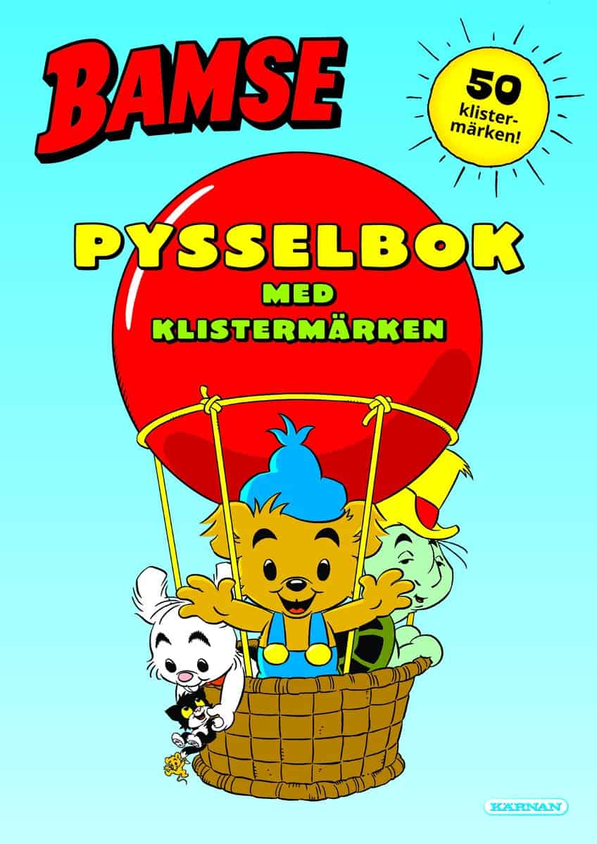 Oldenburg, Katarina [red.] | Bamse Pysselbok med klistermärken