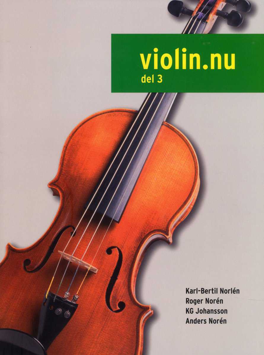 Norlén, Karl-Bertil | Violin.nu 3 (inkl CD)