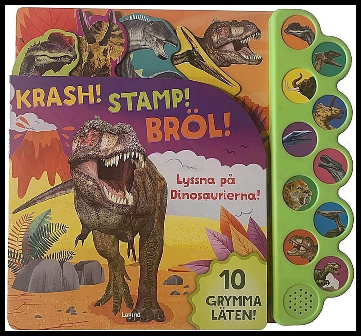 Dinosaurier : Med 10 dinoljud