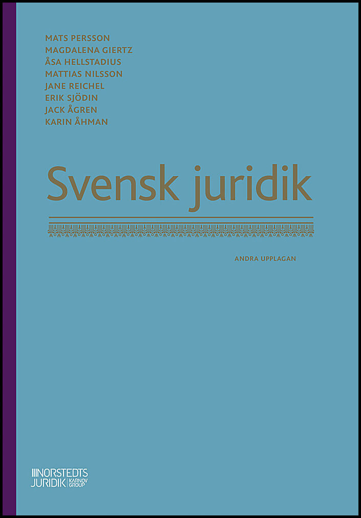 Persson, Mats | Giertz, Magdalena | Hellstadius, Åsa | Svensk juridik