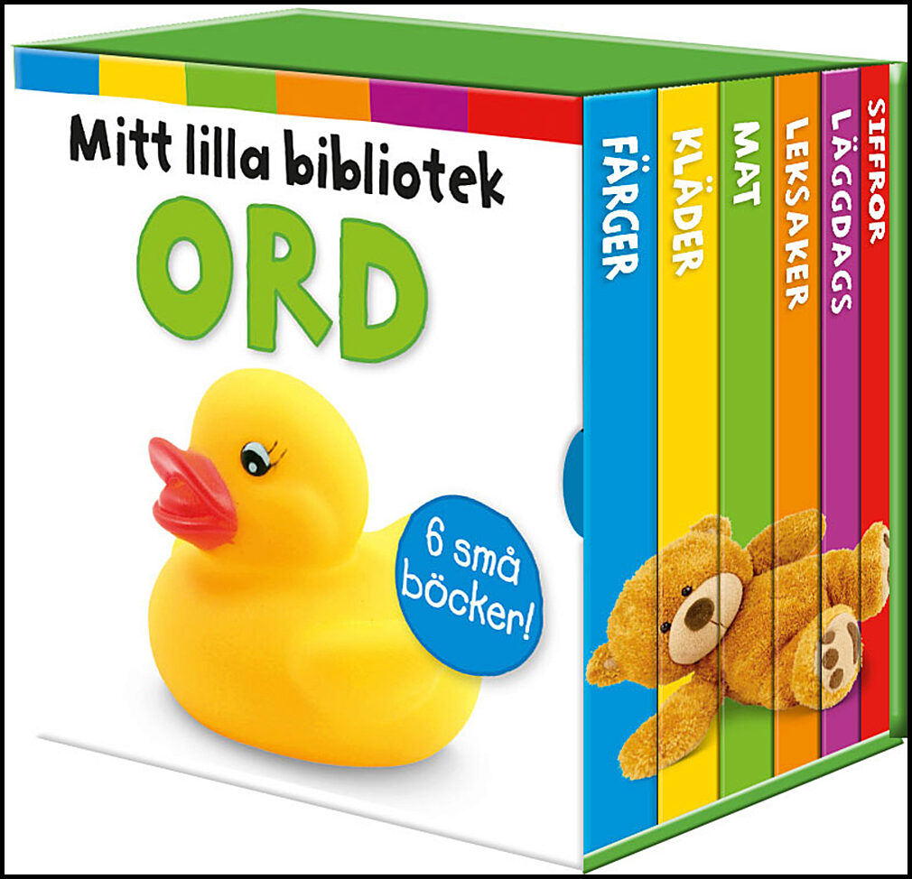 Mitt lilla bibliotek : Ord 6 små böcker