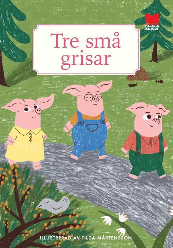 Lucassi, Elin | Tre små grisar (kartongbok)