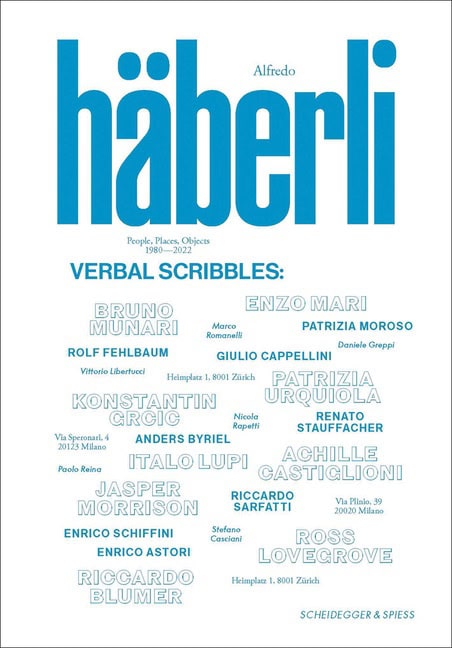 Alfredo Häberli | Alfredo Häberli – Verbal Scribbles