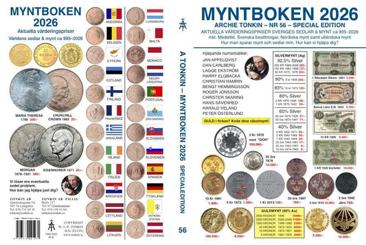 Tonkin, Archie | Myntboken 2026 : Nr 56