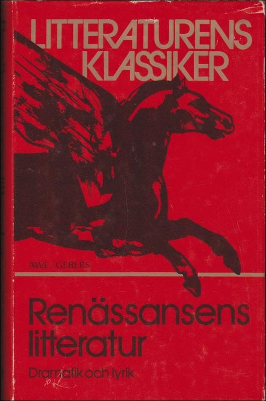 Breitholtz, Lennart  (red.) | Renässansens litteratur : Drama och lyrik