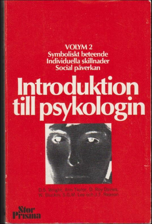 Wright, D. S. & Taylor, Ann m. fl. | Volym 2. Symboliskt beteende. Individuella skillnader. Social påverkan