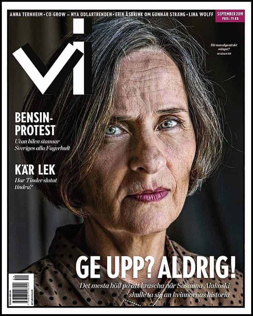 Vi | 2019 / 9 : Utan bilen stannar Sveriges alla Fagerhult. Kär lek: Har Tinder slutat tindra? : Bensinprotest