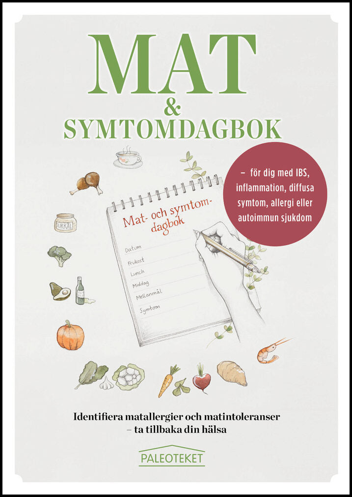 Hultén, Karl| Norman, Anna-Maria | Mat och symtomdagbok : För dig med IBS, inflammation, diffusa symtom, allergi eller a...