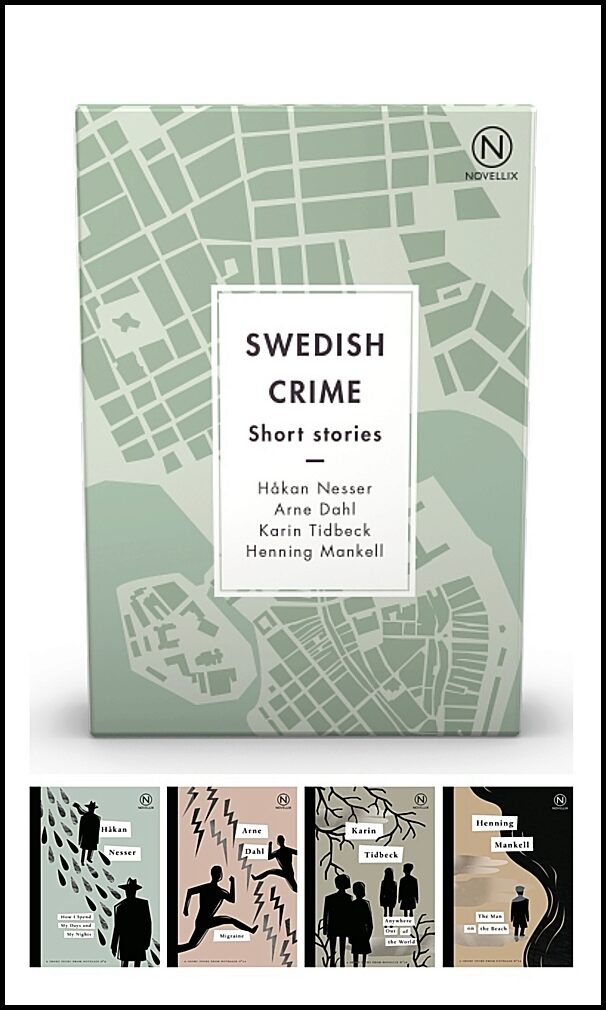 Dahl, Arne| Mankell, Henning| Nesser, Håkan| Tidbeck, Karin | Box with four Swedish Crime Stories
