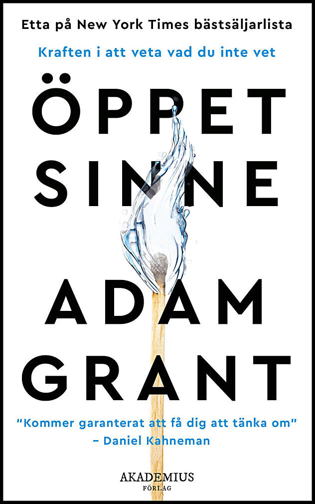 Grant, Adam | Öppet sinne : Kraften i att veta vad du inte vet