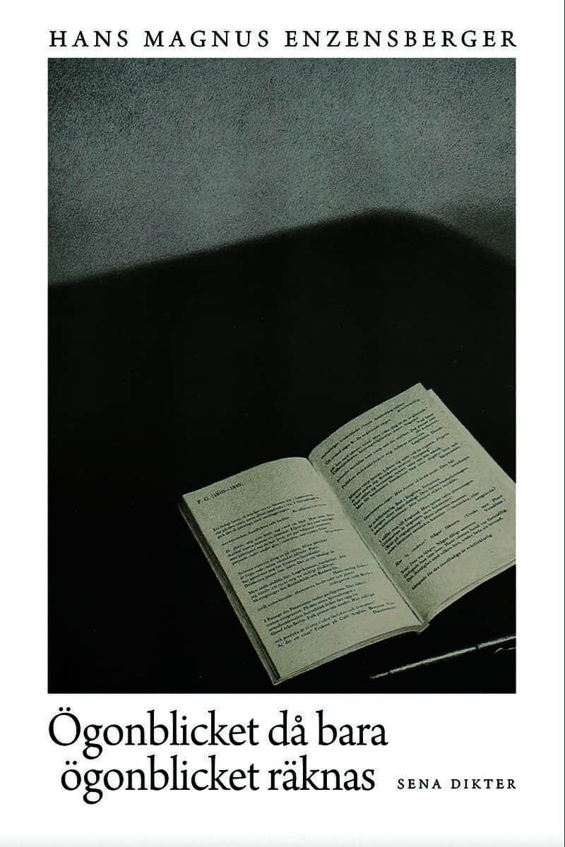 Enzensberger, Hans Magnus | Ögonblicket då bara ögonblicket räknas