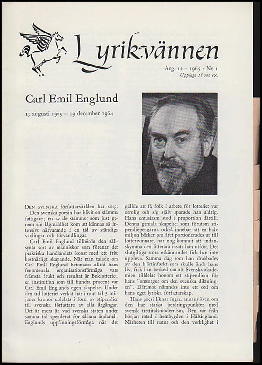 Lyrikvännen | 1965 / 1 : Carl Emil Englund