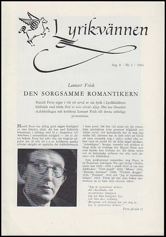 Lyrikvännen | 1961 / 2