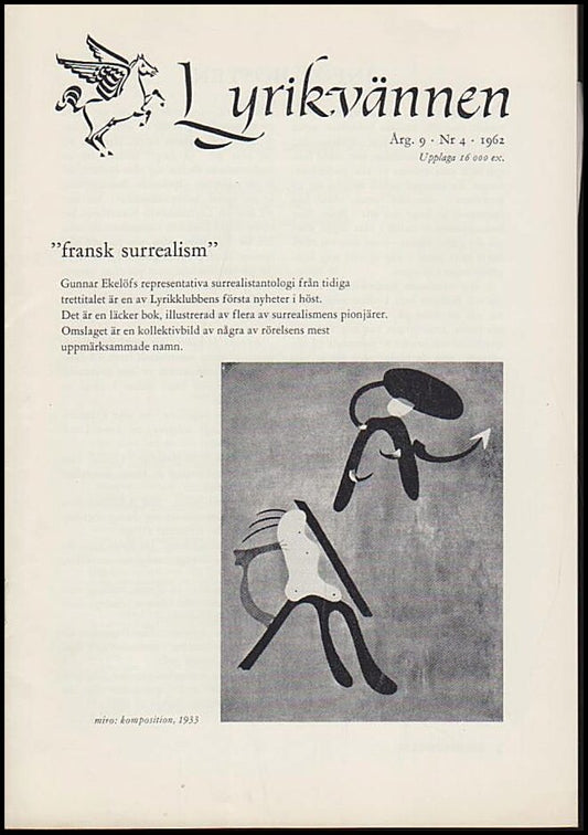 Lyrikvännen | 1962 / 4 : 'Fransk surrealism'