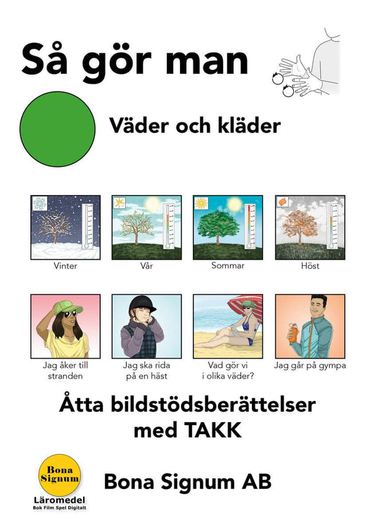 Gomér, Ann | Så gör man, tema väder och kläder, en bok med TAKK