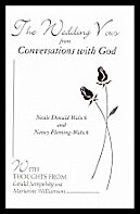 Walsch Neale Donald | Wedding Vows From Conversations With God (4' X 6') (H)