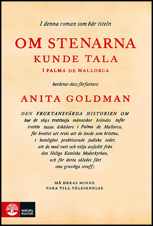 Goldman, Anita | Om stenarna kunde tala i Palma de Mallorca