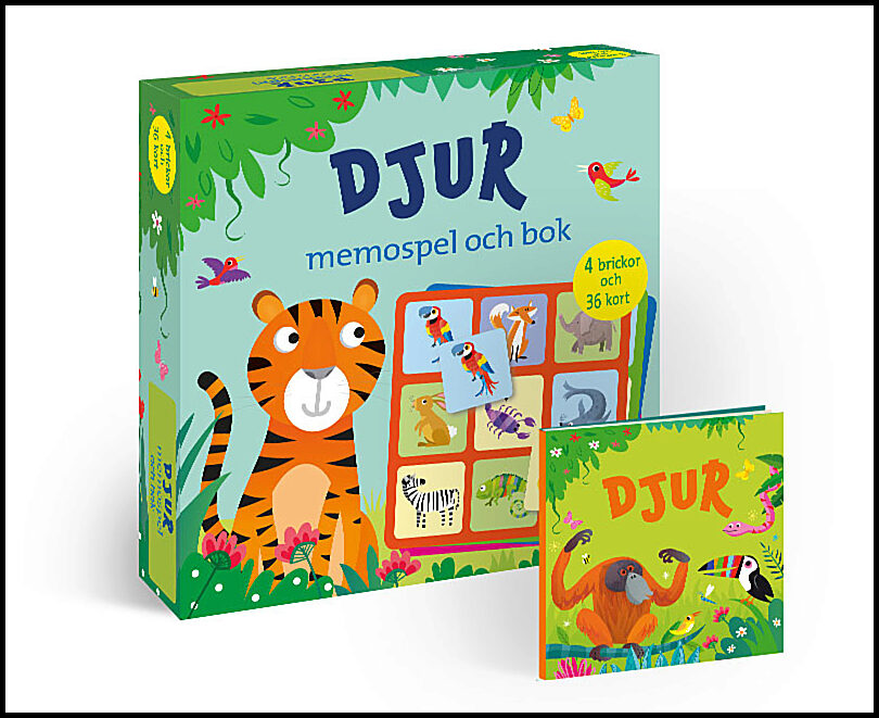 Nolan, Kate | Djur : Memospel och bok