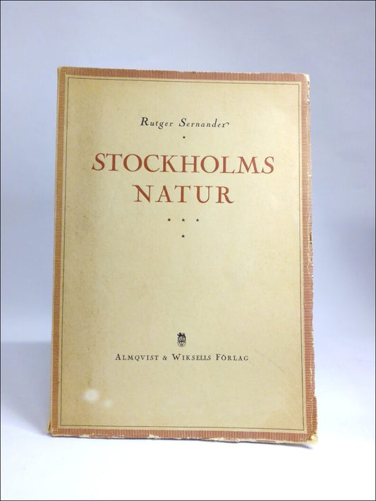 Sernander, Rutger | Stockholms natur