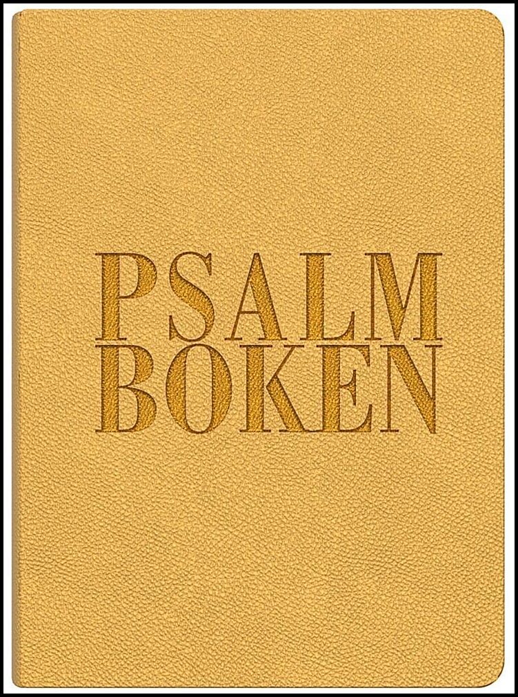 Den svenska psalmboken med tillägg (guld)