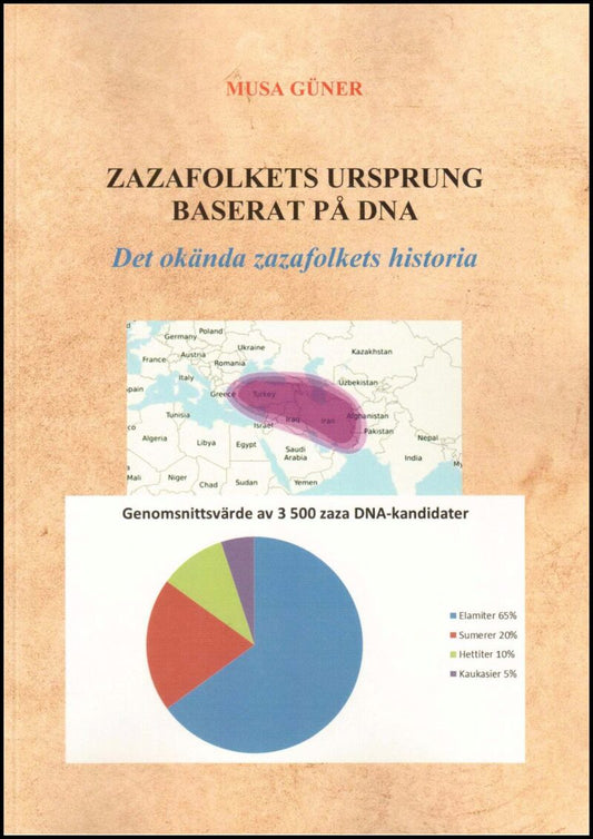 Güner, Musa | Zazafolkets ursprung baserat på DNA : Det okända zazafolkets historia