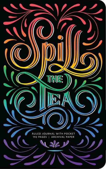 Insight Editions, I | Spill the Tea Hardcover Ruled Journal