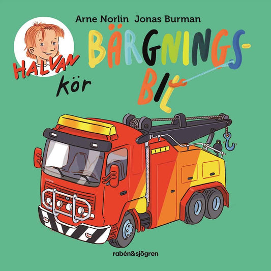 Norlin, Arne | Halvan kör bärgningsbil