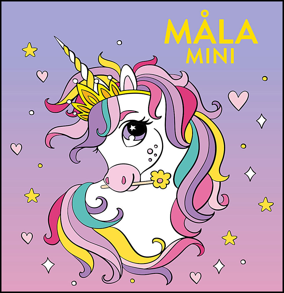 Måla mini : Enhörningar