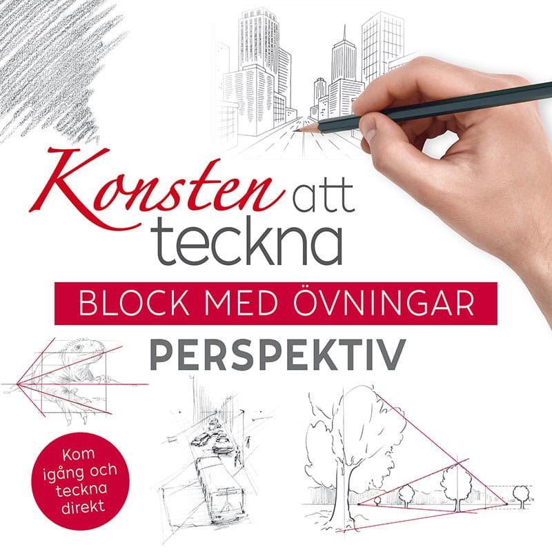 Konsten att teckna : Block med övningar - perspektiv