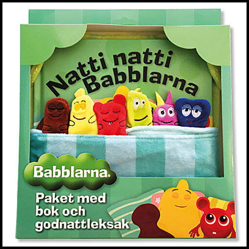 Tisell, Anneli| Johansson, Iréne | Natti Natti Babblarna Bok och godnattleksak