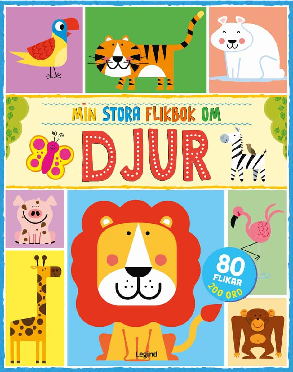 McRae, Anne | Min stora flikbok om djur : Med 80 flikar