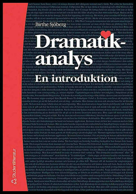 Sjöberg, Birthe | Dramatikanalys : En introduktion