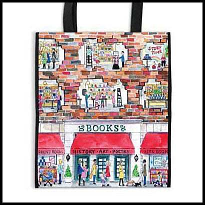 Michael Storrings a Day at the Bookstore Reusable Tote