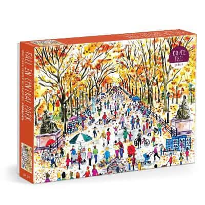 Galison | Michael Storrings Fall in Central Park 1000 Piece Puzzle