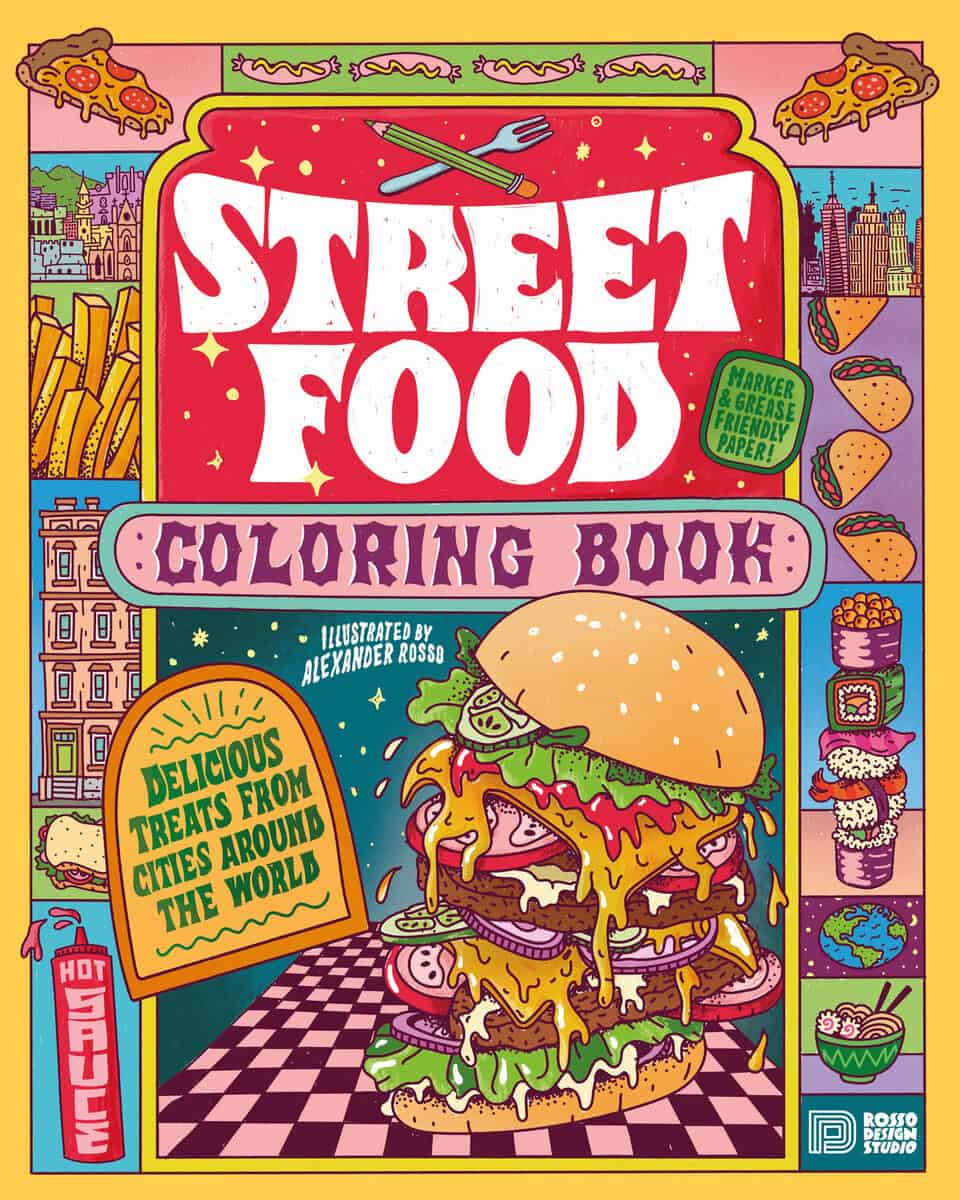 Rosso, Alexander | Street Food Coloring Book