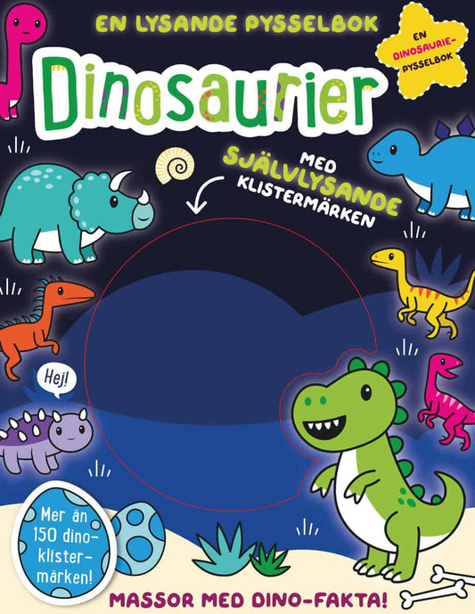En lysande pysselbok. Dinosaurier