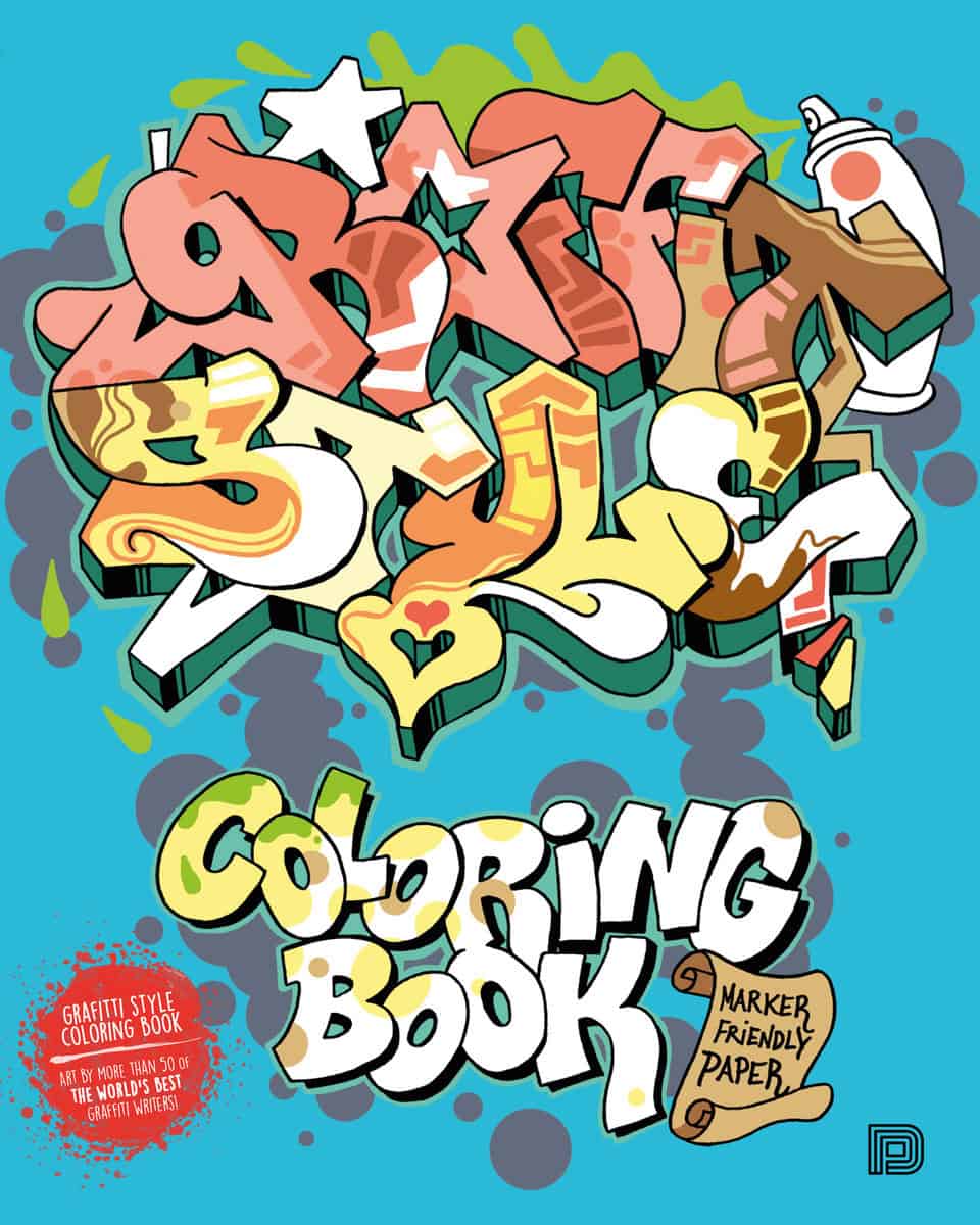 Almqvist, Björn | Barenthin Lindblad, Tobias | Graffiti Style Coloring Book