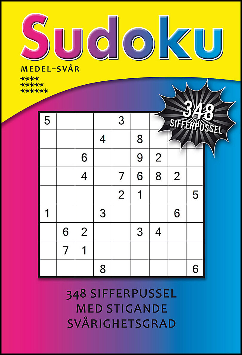 Sudoku medel-svår (gul)
